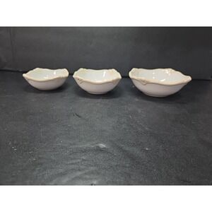 Princess House Pavillion‎ Nesting Bowls, Set of 3 Stoneware Bowls, Kitchenware